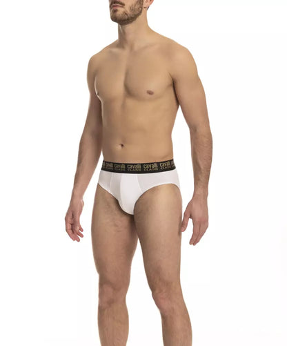 White Cotton Men Brief