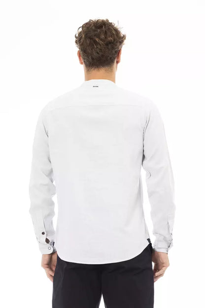 White Linen Men Shirt