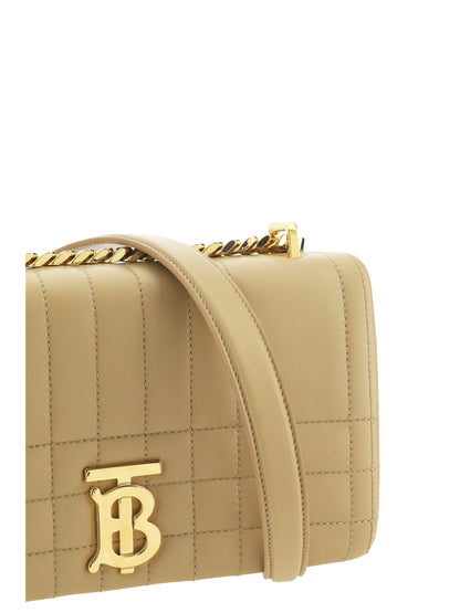 Elegant Quilted Lamb Leather Shoulder Bag