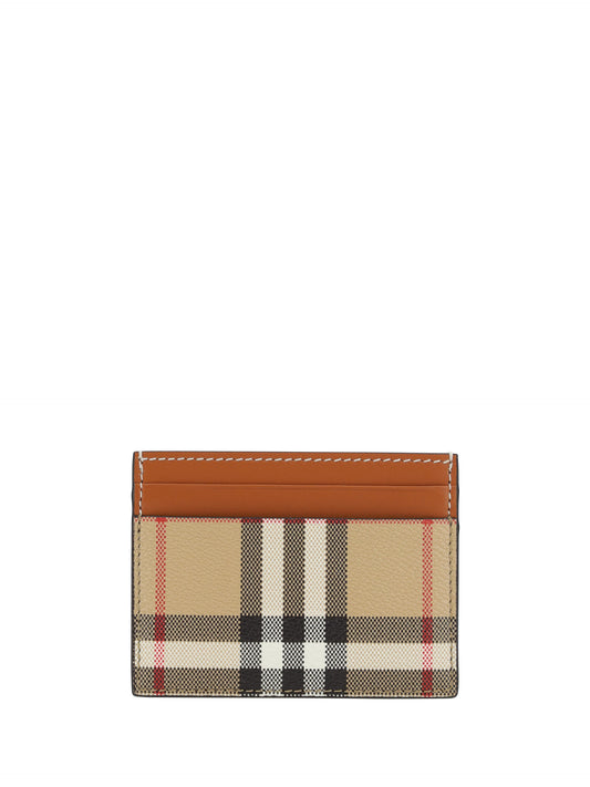 Chic Multicolor Check Print Card Holder