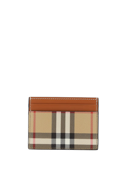 Chic Multicolor Check Print Card Holder