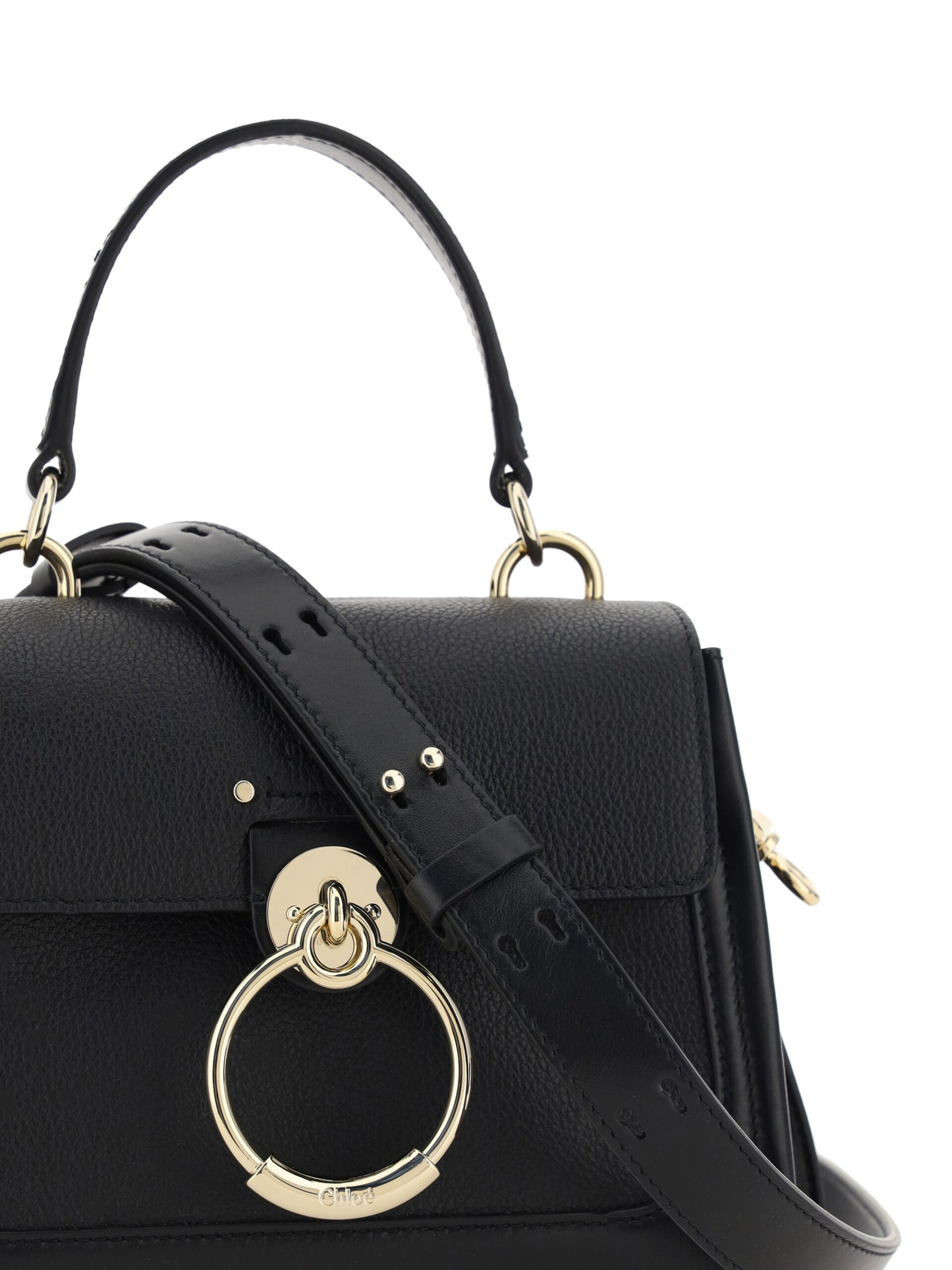 Elegant Tess Calfskin Handbag in Timeless Black