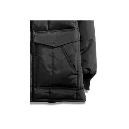 Sleek Quilted Puffer Jacket with Convertible Hood