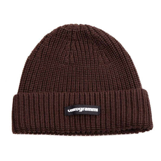 Elegant Unisex Wool Blend Cap in Brown