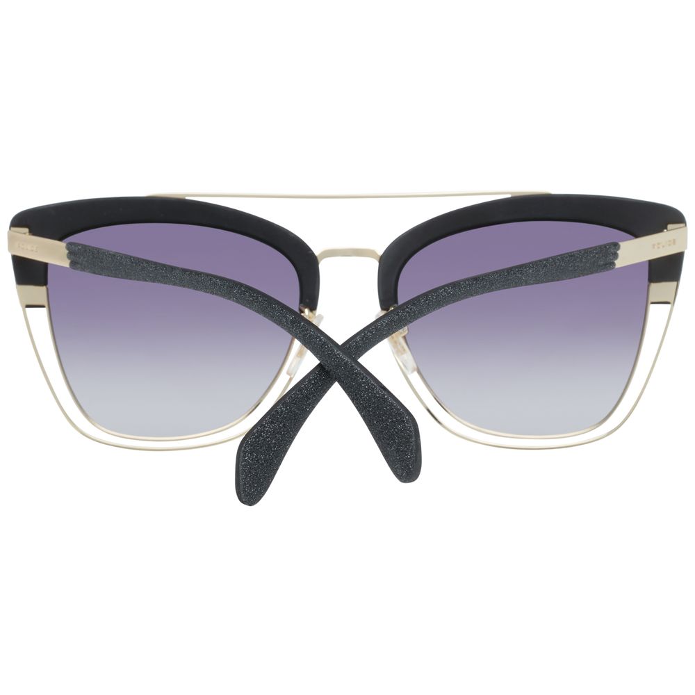 Lunettes de soleil femme dorées