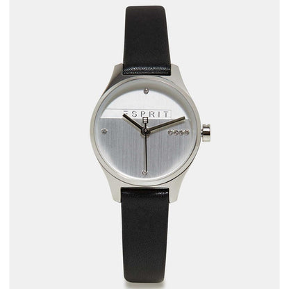 Reloj plateado para mujer.