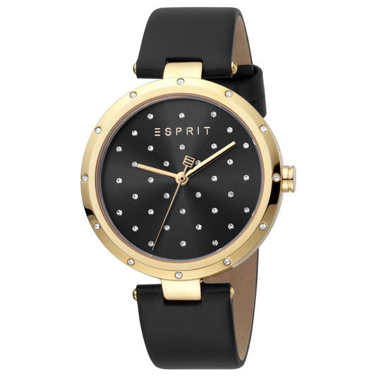 Reloj dorado para mujer.