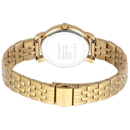 Reloj dorado para mujer.