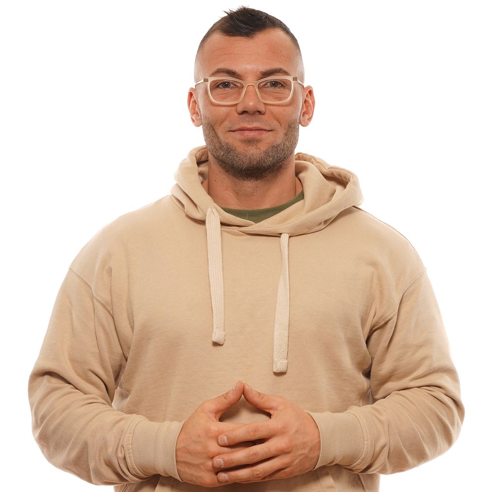 Beige Unisex Optical Frames