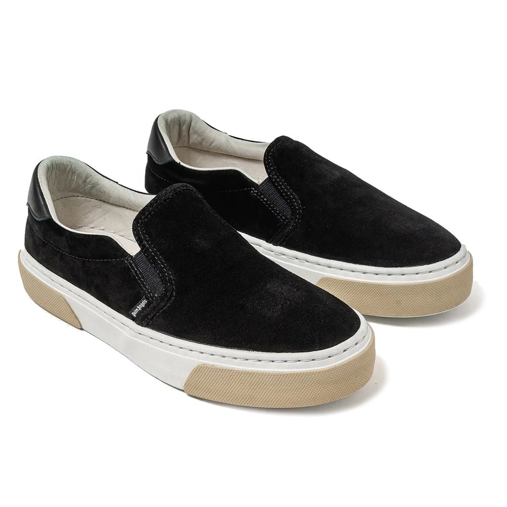 Sleek Suede Sneakers with Iconic Palm Detail