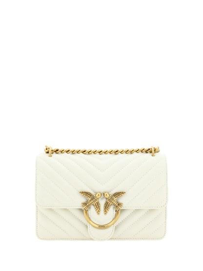 Elegant White Mini Love Shoulder Bag