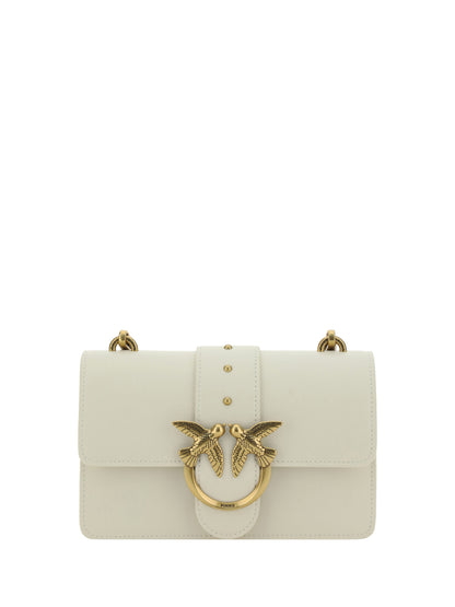 Elegant White Mini Calfskin Shoulder Bag