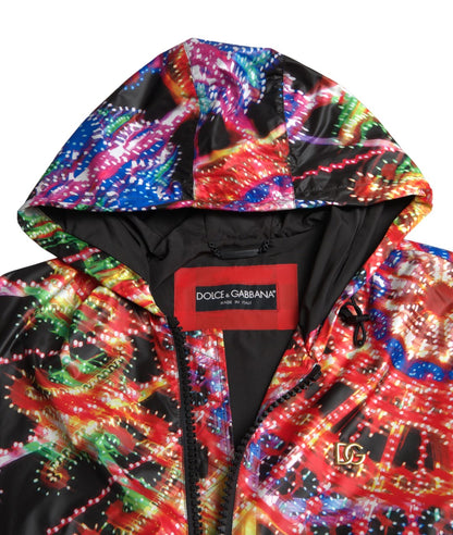 Sudadera con capucha multicolor