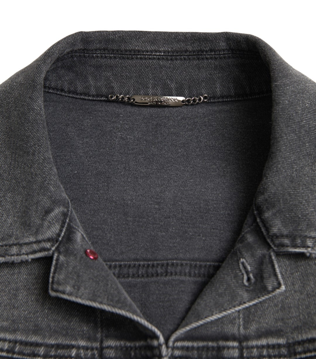 Chaqueta de hombre de denim elástico de algodón lavado gris