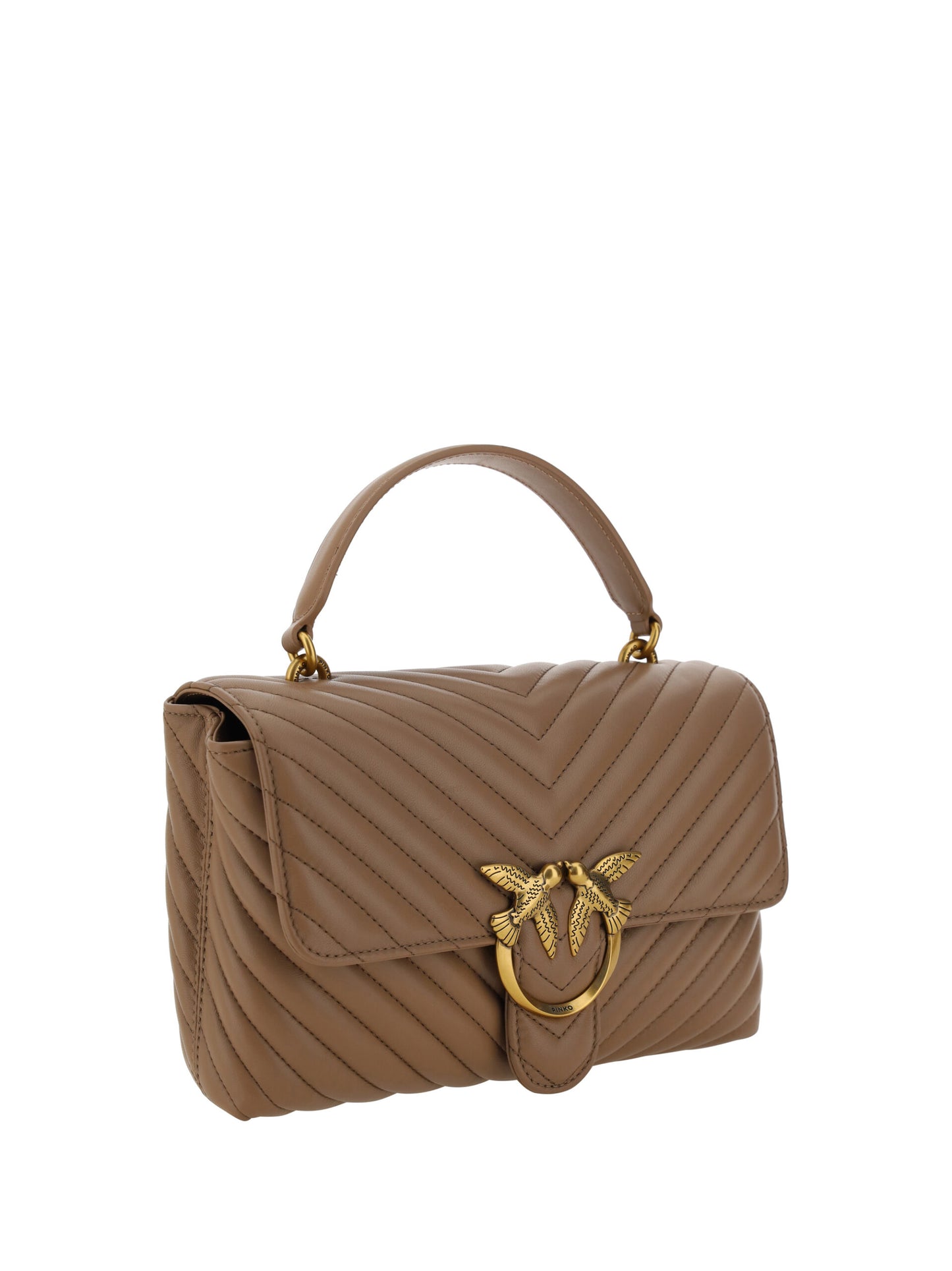 Elegant Quilted Calfskin Shoulder Bag