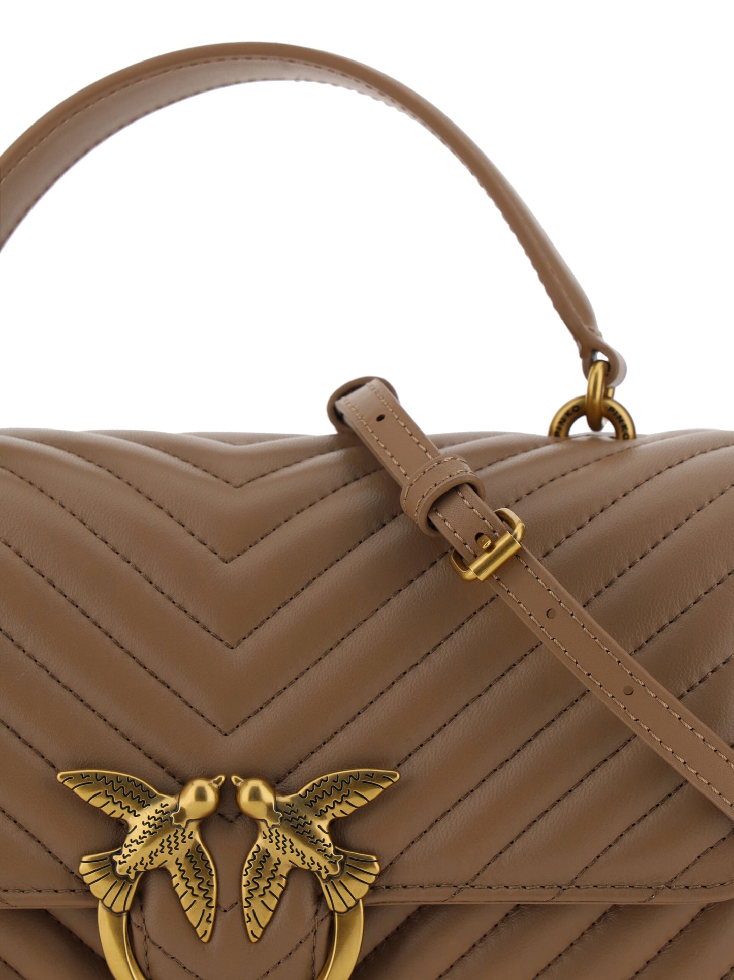 Elegant Quilted Calfskin Shoulder Bag