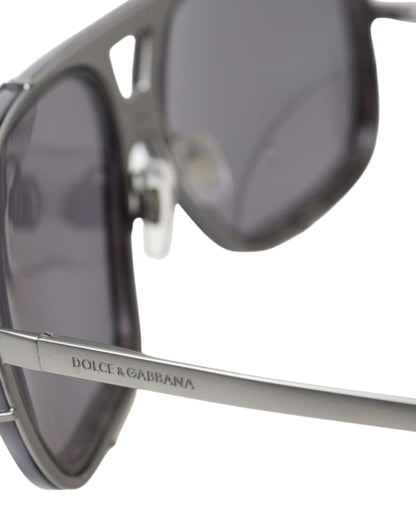 Sleek Metal Frame Designer Sunglasses