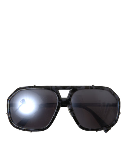 Sleek Metal Frame Designer Sunglasses