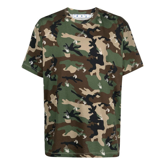 Camiseta de algodón militar