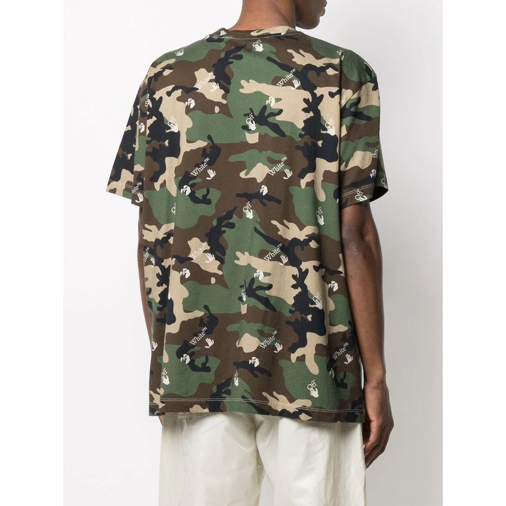 Camiseta de algodón militar