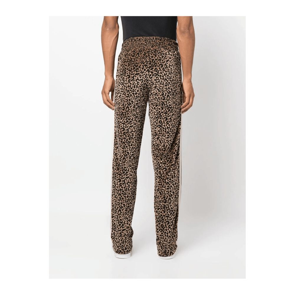 Animal Print Stretch Viscose Pants