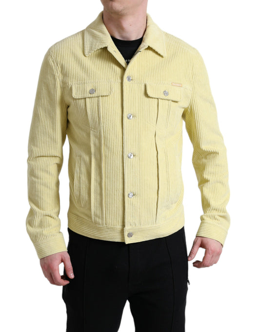 Stylish Yellow Cotton Casual Shirt