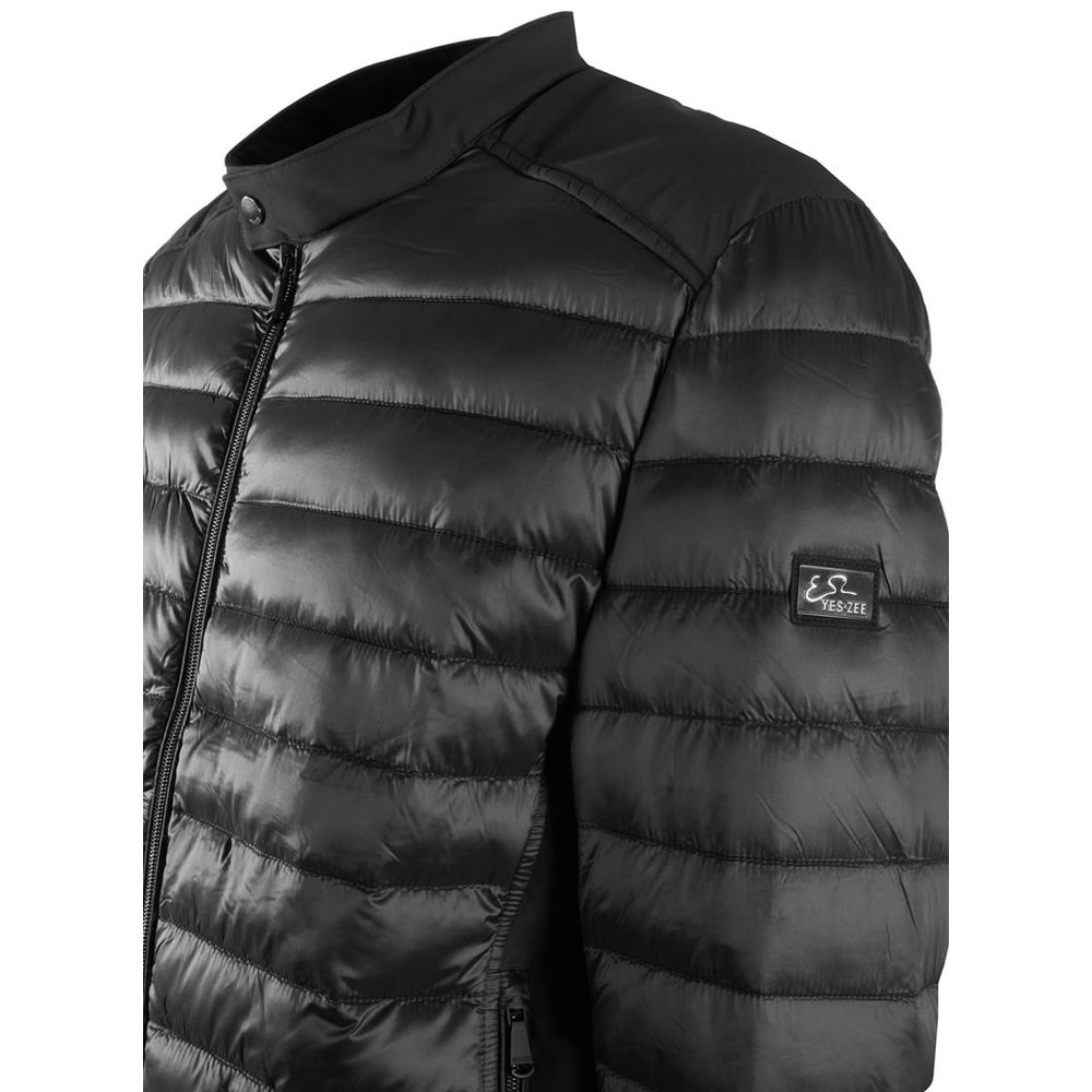 Sleek Quilted Nylon Men's Jacket