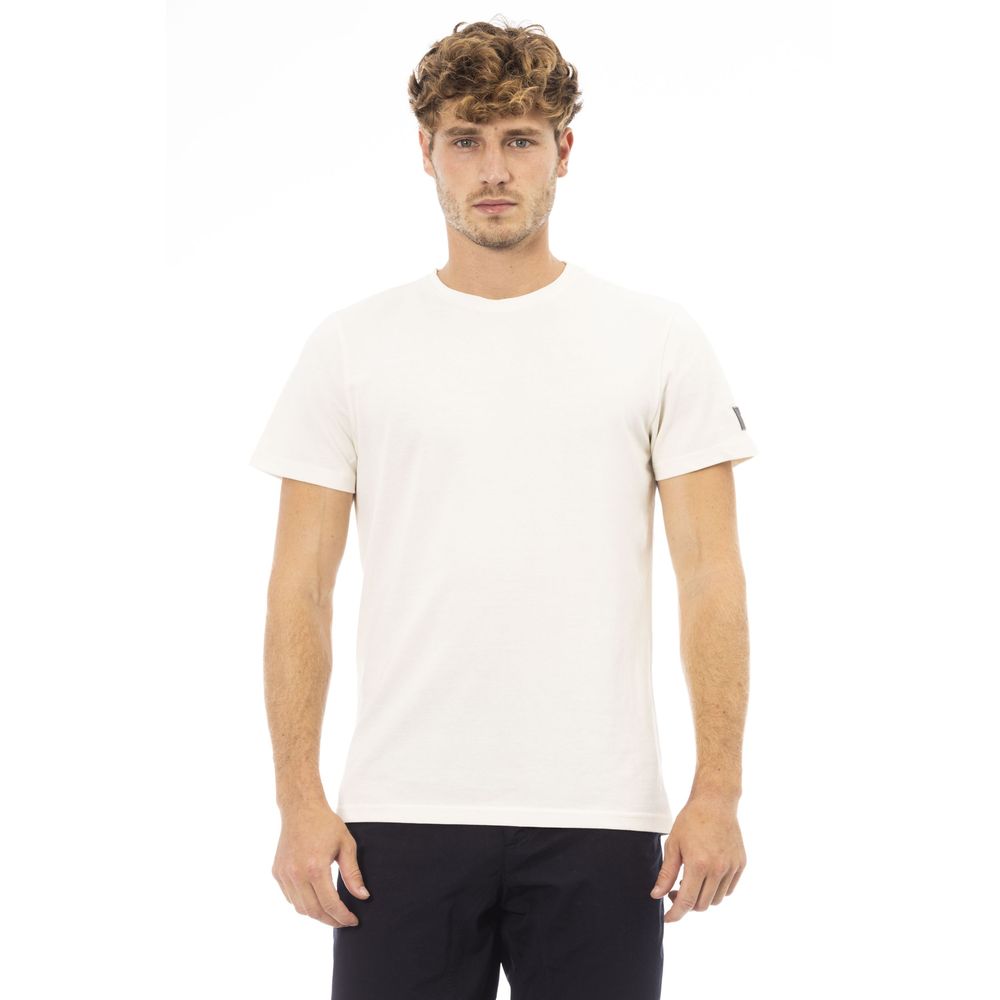 "White Cotton Men T-Shirt"