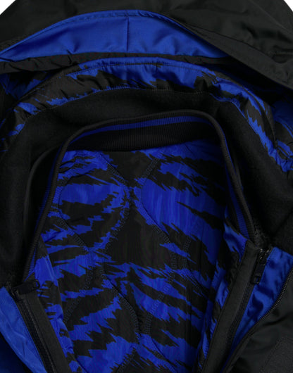 Reversible Nylon Windbreaker With Hood