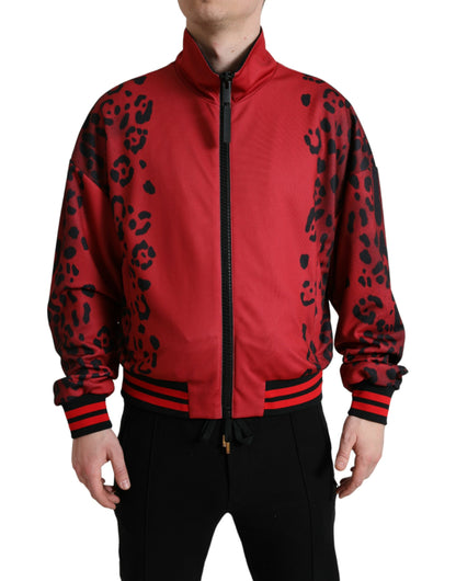 Stunning Leopard Print Bomber Jacket