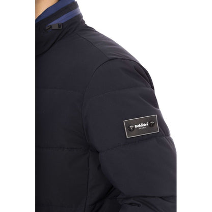 Chaqueta de poliéster azul