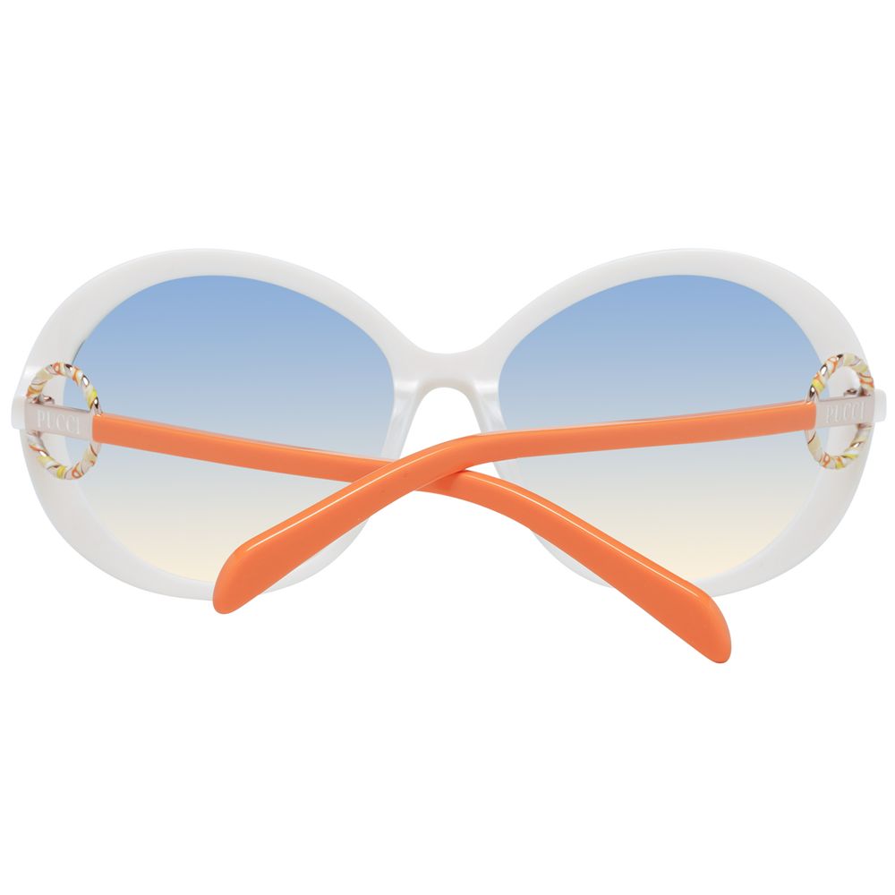 Lunettes de soleil femme blanches