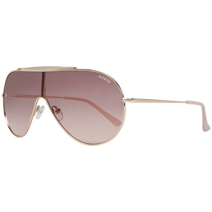 Lunettes de soleil femme or rose