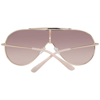 Lunettes de soleil femme or rose