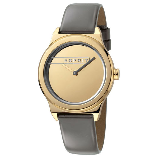 Reloj dorado para mujer.