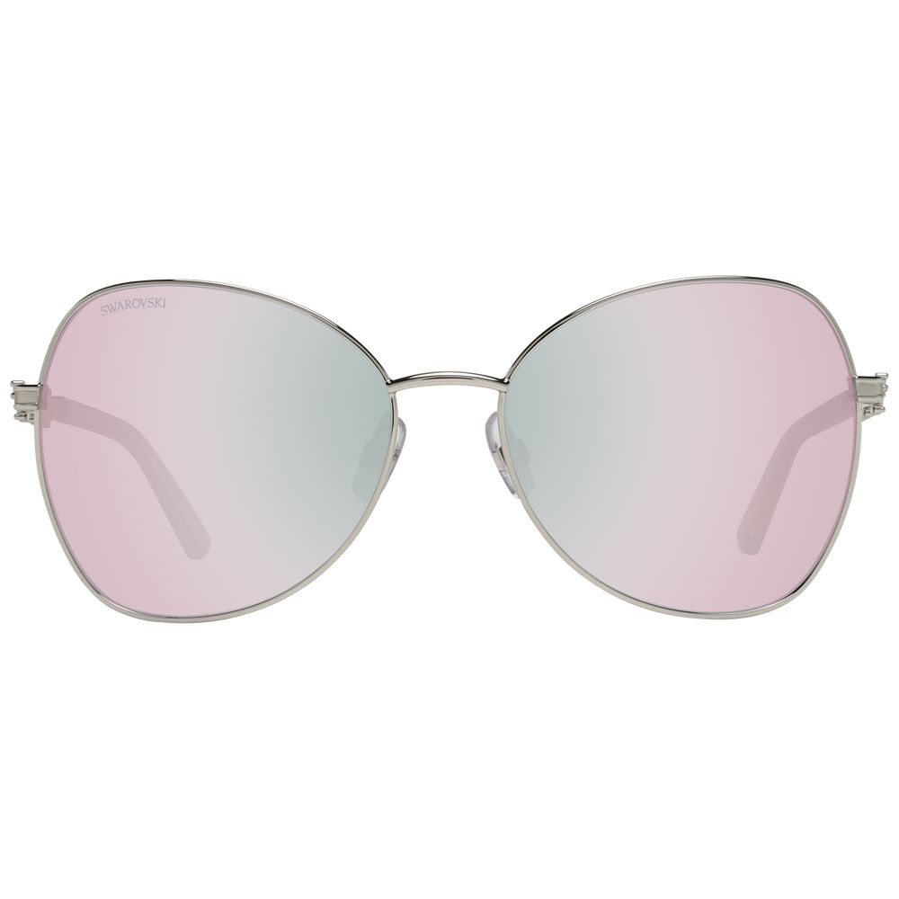 Lunettes de soleil femme argentées