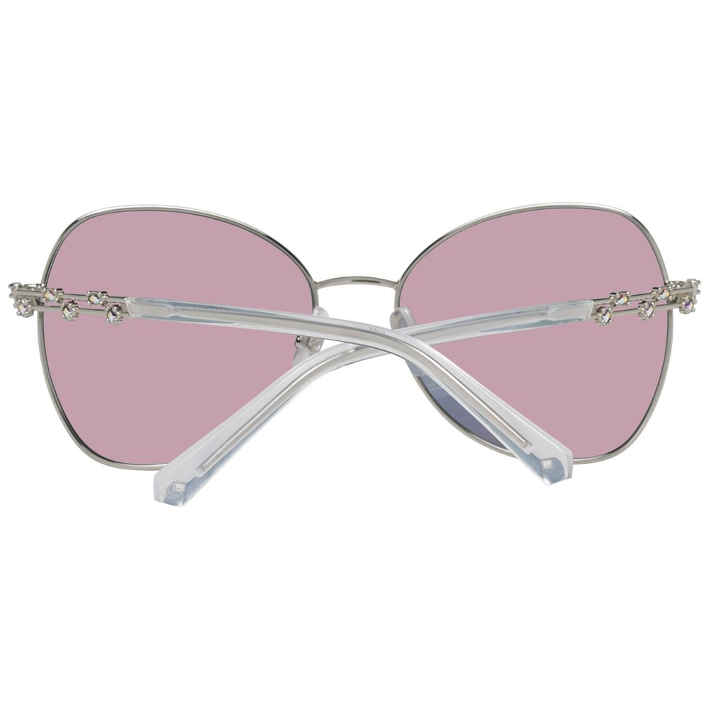 Lunettes de soleil femme argentées