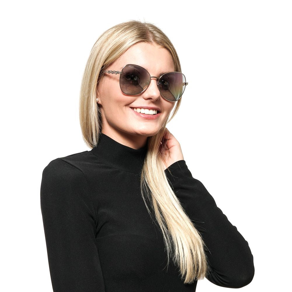 Lunettes de soleil femme argentées