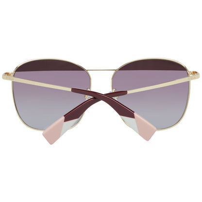 Gafas de sol doradas para mujer