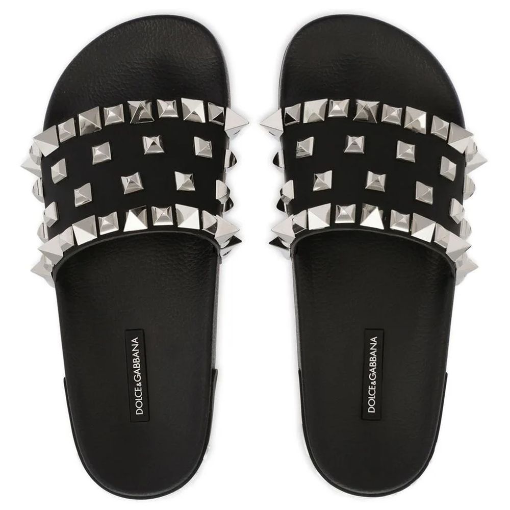 Studded Elegance Slipper Sandals