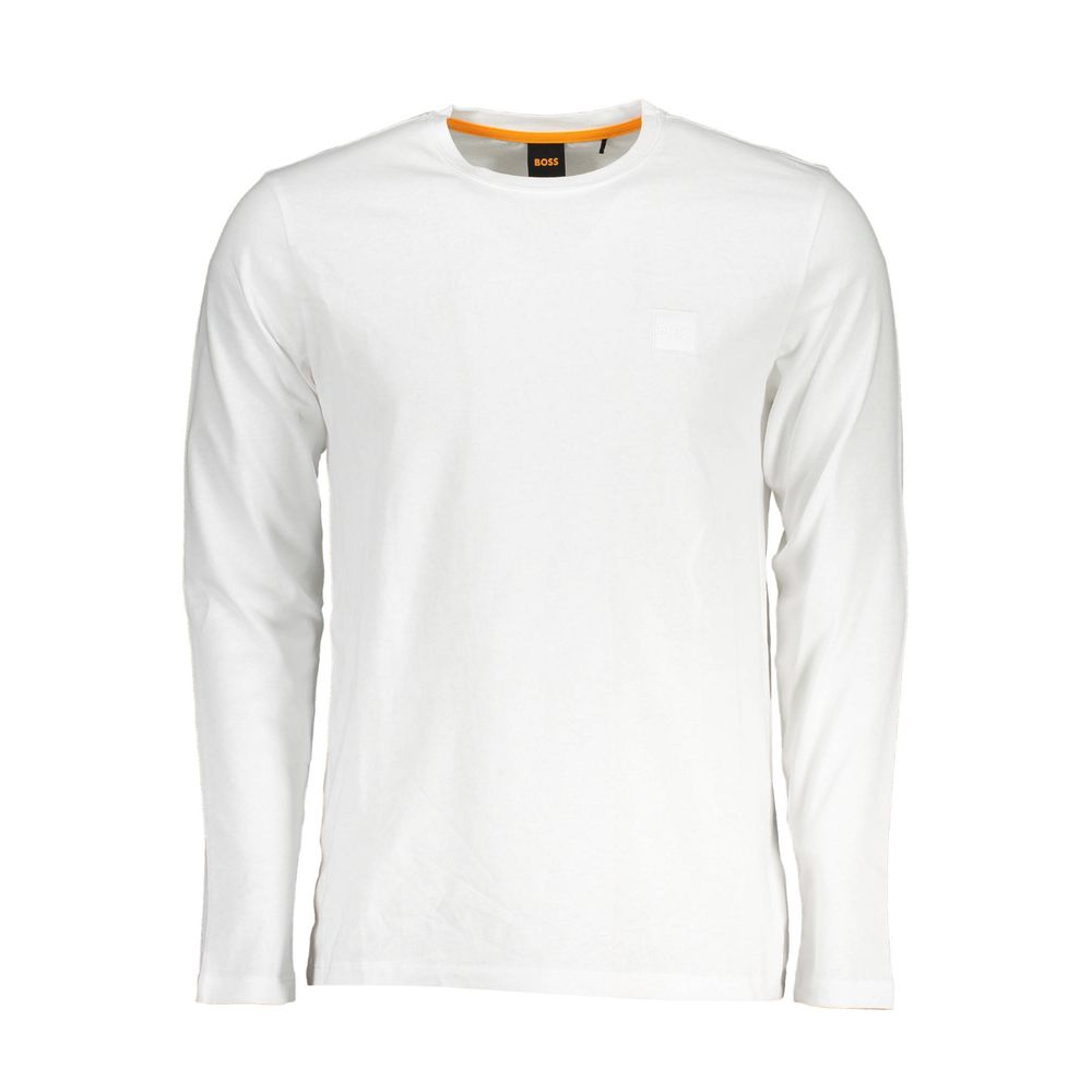 White Cotton Men T-Shirt