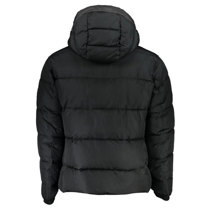 Black Polyamide Men Jacket