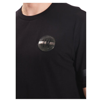 Sleek Rubber-Logo Cotton Tee