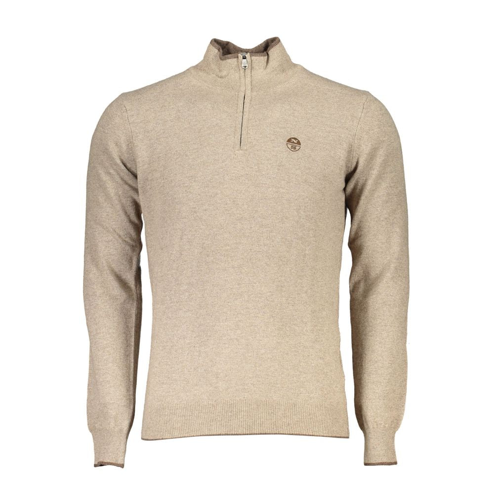 Beige Polyamide Men Sweater