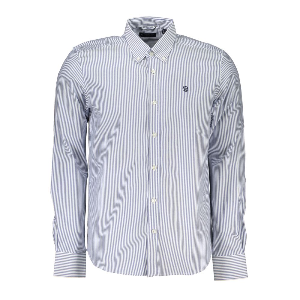 White Cotton Men Shirt