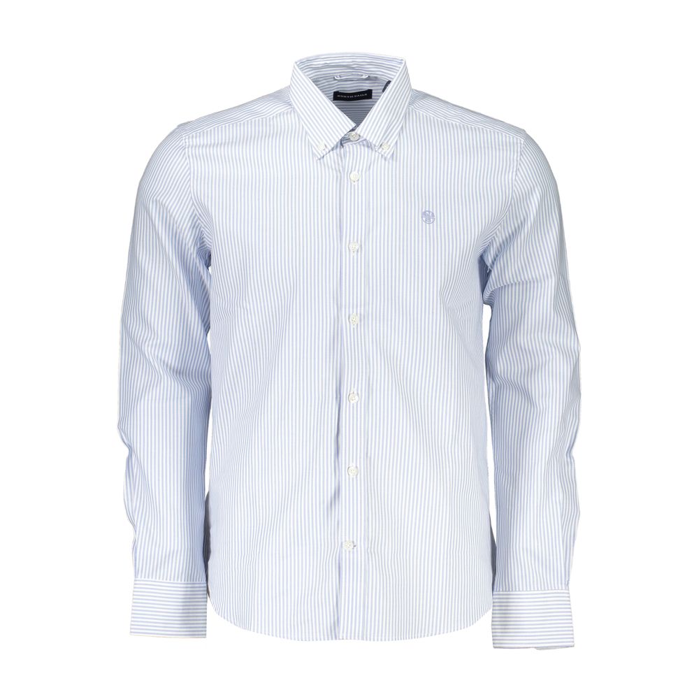 White Cotton Men Shirt