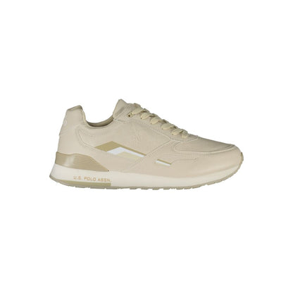 Beige Polyethylene Men Sneaker