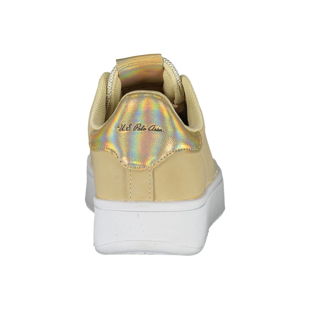 Beige Polyester Women Sneaker