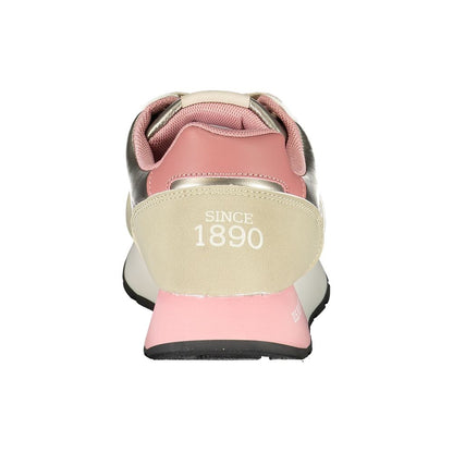 Beige Polyester Women Sneaker