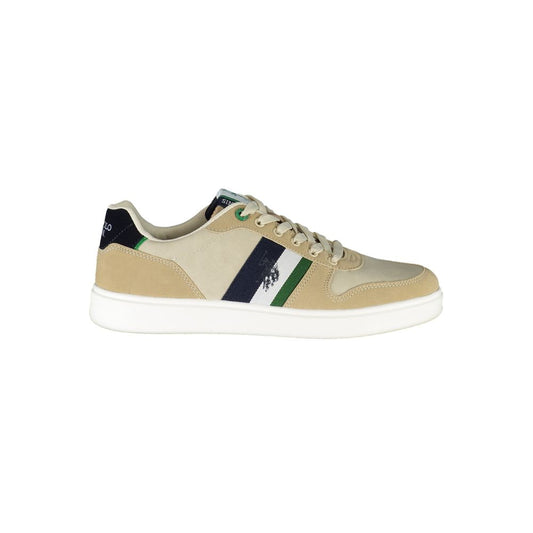 Beige Polyethylene Men Sneaker